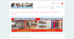 Desktop Screenshot of luxuryfurnitureworld.co.uk